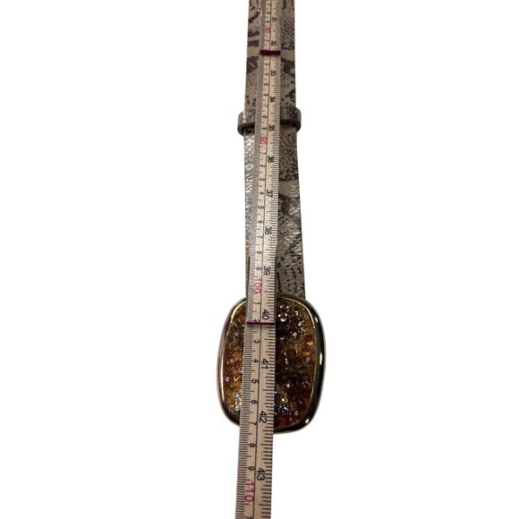 Cochni Bronze Belt With Glitter Buckle In Gift Box - Picture 8 of 9